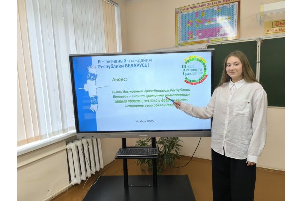 ШАГ по теме: «Быть достойным гражданином Республики Беларусь –значит чтить законы своего государства и брать на себя ответственность за будущее своей страны»