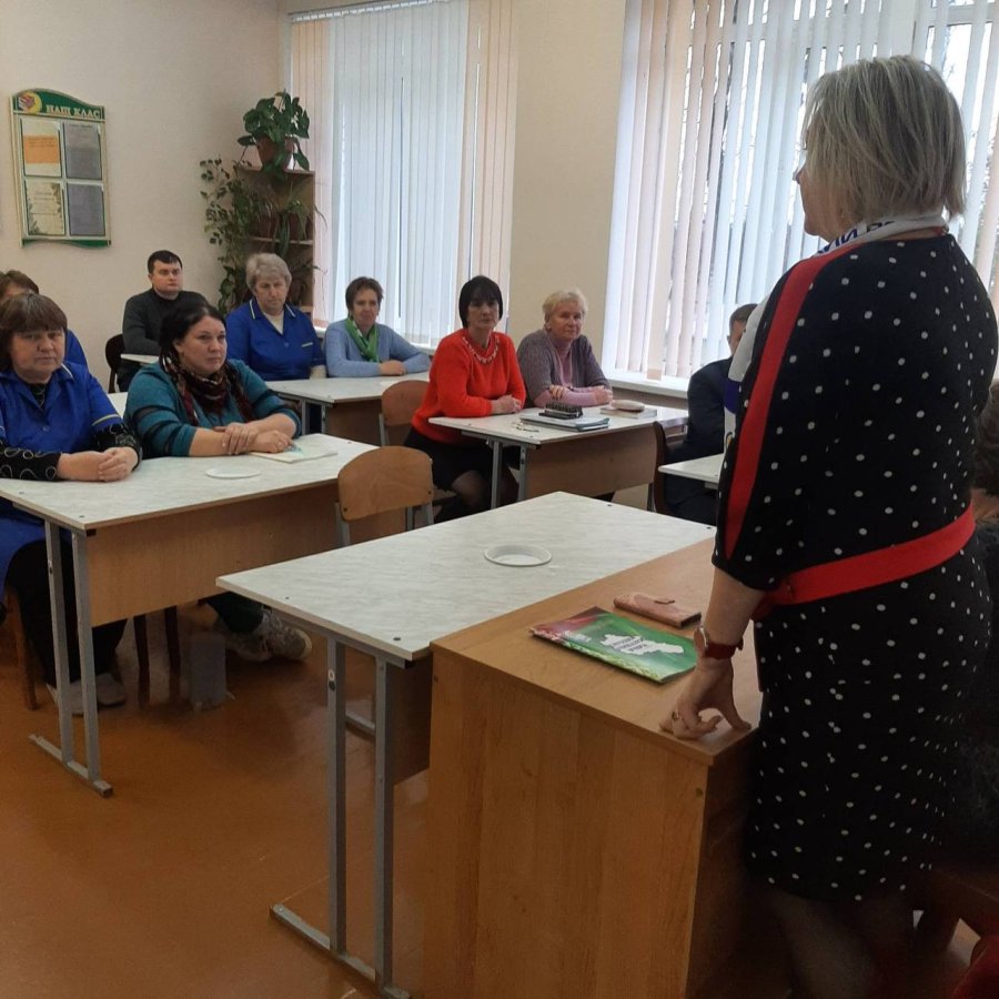 Встреча с председателем районной организации профсоюза Татьяной Александровной Газизовой